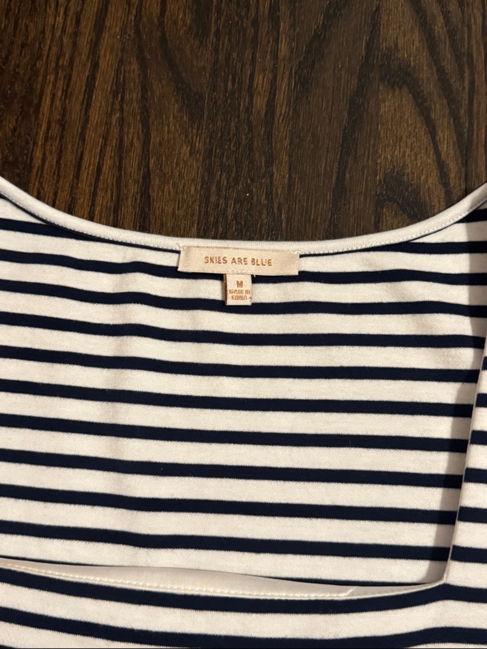 NWOT SKIES ARE BLUE Casual Top Shirt Blouse M - Picture 6 of 7